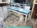 تخت معاینه سر تاشو حفاظ دار با پایه سرم E400 - تصویر 7