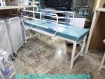تخت معاینه سر تاشو حفاظ دار با پایه سرم E400 - تصویر 6