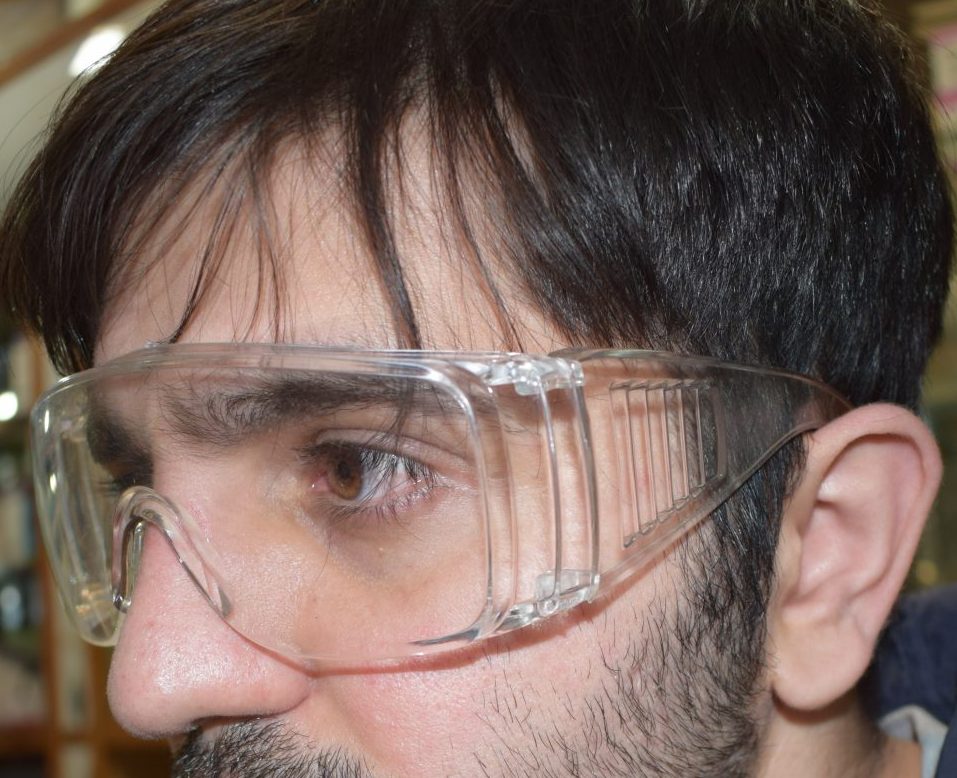 عینک محافظ چشم پزشکی مدل O100 پنجاه عددی